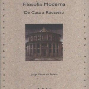 Portada de Jorge Pérez de Tudela Historia de la filosofía moderna Editorial Akal