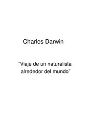 Portada de Charles Darwin Viaje de un naturalista alrededor del mundo Editorial Akal