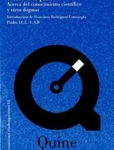 Portada de Willard V. O. Quine Acerca del conocimiento científico Editorial Paidós