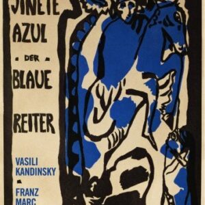 Portada de Vasili Kandinsky El jinete azul Edición bilingue Editorial Paidós
