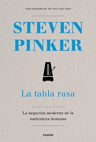 Portada de Steven Pinker La tabla rasa Editorial Paidós