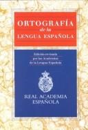 Portada de Real academia española Ortografía de la lengua española Editorial Espasa