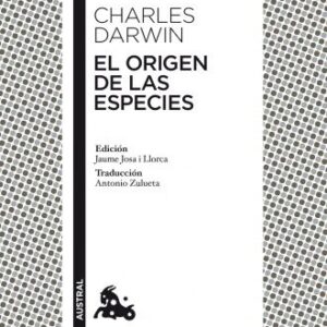 Portada de Charles Darwin El origen de las especies Editorial Austral