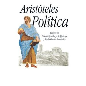 Portada de Aristóteles La política Editorial Istmo