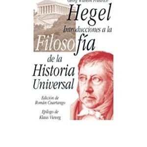 Portada de Georg Wilhelm Friedrich Hegel Introducciones a la filosofía de la historia universal Editorial Istmo