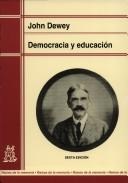 Portada de John Dewey Democracia y educación Editorial Morata