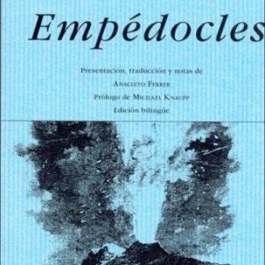 Portada de Friedrich Hölderlin Empédocles Edición bilingue Editorial Hiperión