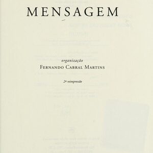 Portada de Fernando Pessoa Mensaje Edición bilingue Editorial Hiperión