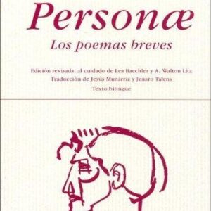 Portada de Ezra Pound Personae Los poemas breves Edición bilingue Editorial Hiperión