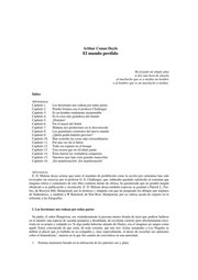 Portada de Arthur Conan Doyle El mundo perdido Editorial Valdemar
