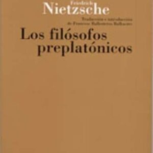 Portada de Friedrich Nietzsche Los filósofos preplatónicos Editorial Trotta