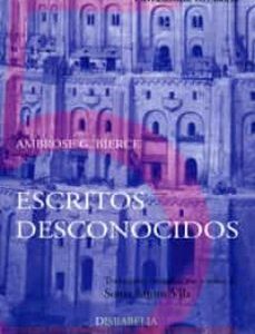 Portada de Ambrose G. Bierce Escritos desconocidos Editorial Disbabelia