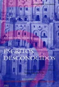 Portada de Ambrose G. Bierce Escritos desconocidos Editorial Disbabelia
