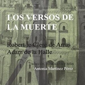 Portada de Martínez Pérez Los versos de la muerte Editorial Universidad De Valladolid