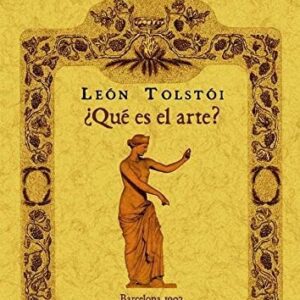 Portada de León Tolstói ¿Qué es el arte? Editorial Maxtor