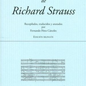 Portada de Los Lieder De Richard Strauss Edición bilingue Editorial Hiperión