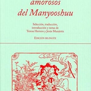 Portada de Poemas amorosos del Manyooshuu Poesía japonesa Edición bilingue Editorial Hiperión