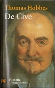 Portada de Thomas Hobbes De Cive Editorial Alianza