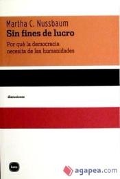 Portada de Martha C. Nussbaum Sin fines de lucro Editorial Katz
