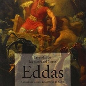 Portada de Snorri Sturluson Saemund El sabio Eddas Leyendas de los dioses del norte Editorial Biblok
