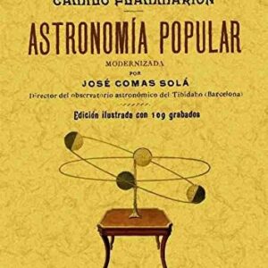 Portada de Camilo Flammarion Astronomía popular Editorial Maxtor