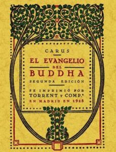 Portada de Pablo Carus El evangelio del Buddha Editorial Maxtor