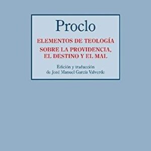 Portada de Proclo de Atenas Elementos de teología Sobre la providencia, el destino y el mal Editorial Trotta