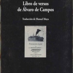 Portada de Fernando Pessoa Versos de Alvaro de Campos Edición bilingue Editorial Visor Libros