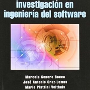 Portada de Marcela Fabiana Genero Bocco y Mario G. Piattini Velthuis Método de investigación en ingeniería del software Editorial Ra-ma
