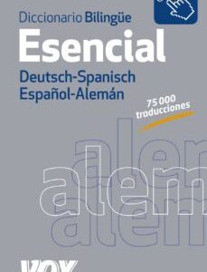 Portada de Diccionario Bilingüe Esencial Alemán- Español Vox