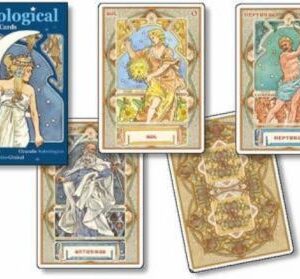 Portada de Oráculo astrológico Tarot Lunaea Weatherstone Cartas y guía Editorial Lo Scarabeo