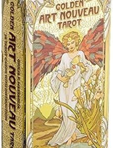 Portada de Golden art nouveau Tarot Estuche, cartas y guía Cartas Editorial Lo Scarabeo