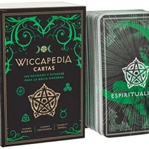 Portada de Robbins Greenaway Wiccapedia Cartas y guia Editorial Librero