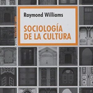 Portada de Raymond Williams Sociología de la cultura Editorial Paidós