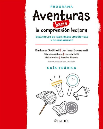 Portada de Barbara Susana Gottheil Aventuras hacia la comprensión lectora Guía teórica Ediciones Paidós