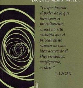 Portada de Jacques Alain Miller Introducción al método psicoanalítico Editorial Paidós