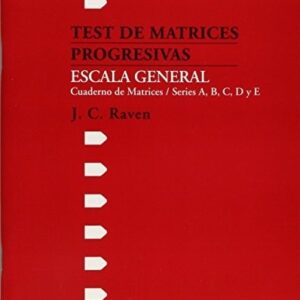 Portada de J. C. Raven Test de matrices progresivas Escala general Editorial Paidos