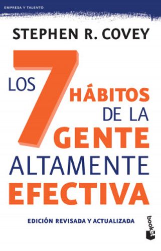 Portada de Stephen R. Covey Los siete hábitos de la gente altamente efectiva Editorial Booket