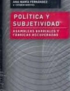 Portada de Ana María Fernández Política y subjetividad Editorial Biblos