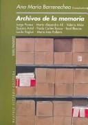 Portada de Ana María Barrenechea Archivos de la memoria Editorial Beatriz Viterbo