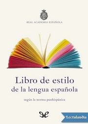 Portada de Libro de estilo de la lengua española Real Academia Española Editorial Espasa