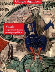 Portada de Giorgio Agamben Stasis Editorial Adriana Hidalgo
