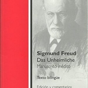 Portada de Sigmund Freud Das Unheimliche Manuscrito inédito Editorial Marmol izquierdo