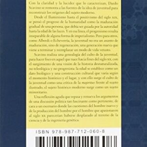 Portada de Dardo Scavino Las fuentes de la juventud Editorial Eterna Cadencia