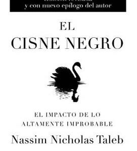 Portada de Nassim Nicholas Taleb El cisne negro Editorial Booket